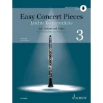 Image links to product page for Easy Concert Pieces for Clarinet and Piano, Vol 3 (includes Online Audio)
