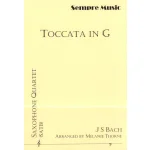 Image links to product page for Toccata in G (First Movement) for Saxophone Quartet, BWV 916