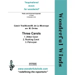 Image links to product page for Three Carols for Two Flutes and Two Clarinets