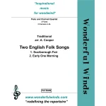 Image links to product page for Two English Folk Songs for Two Flutes and Two Clarinets