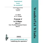 Image links to product page for Prelude V in D major for Double Reed Ensemble, BWV 874