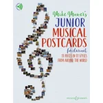 Image links to product page for Junior Musical Postcards for Clarinet (includes Online Audio)