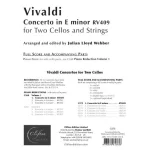 Image links to product page for Concerto in E minor for Two Cellos and String Orchestra, RV409