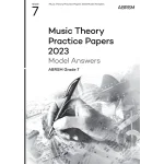 Image links to product page for Music Theory Practice Papers 2023 Grade 7 - Model Answers