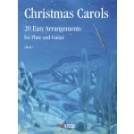 Image links to product page for Christmas Carols: 20 Easy Arrangements for Flute and Guitar