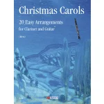 Image links to product page for Christmas Carols: 20 Easy Arrangements for Clarinet and Guitar