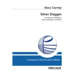 Image links to product page for Silver Dagger for Soprano Saxophone, Tenor Saxophone and Piano