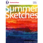 Image links to product page for Summer Sketches for Clarinet and Piano (includes Online Audio)