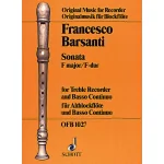Image links to product page for Sonata No. 5 in F major for Treble Recorder and Basso Continuo