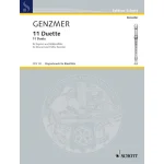 Image links to product page for 11 Duets for Descant and Treble Recorder, GeWV 276