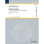 Image links to product page for Sonata prima for Descant Recorder/Flute/Violin and Basso Continuo/Guitar 