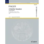 Image links to product page for 2 Easy Sonatas for Treble Recorder/Flute/Oboe/Violin and Basso Continuo