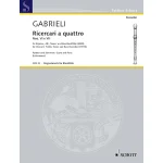Image links to product page for Ricercari a quattro Nos. VI and VII for Recorder Quartet