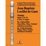 Image links to product page for Sonata No. 4 in G major for for Treble Recorder/Flute/Oboe/Violin and Basso Continuo, Op. 3