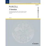 Image links to product page for 3 Sonatas for Treble Recorder/Flute/Oboe/Violin and Basso Continuo