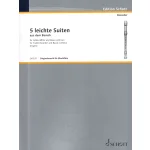 Image links to product page for 5 Easy Baroque Suites for Treble Recorder/Flute/Oboe/Violin and Basso Continuo/Harpischord/Piano