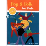 Image links to product page for Pop & Folk for Flute (includes Online Audio)