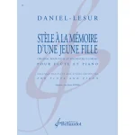 Image links to product page for Stèle à la mémoire d'une jeune fille for Flute and Piano