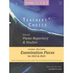 Image links to product page for Teachers' Choice: Selected Piano Repertory & Studies for 2023 & 2024, Grades 1-3