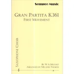 Image links to product page for First Movement from "Gran Partita" for Saxophone Choir, K361