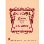 Image links to product page for Arabesque for Clarinet and Piano, Op. 24