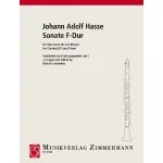 Image links to product page for Sonata in F major (originally G major) for Clarinet and Piano