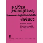 Image links to product page for Three Fantasies for Flute and Piano, Vol.3, Op. 95