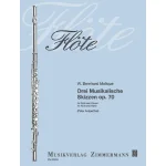 Image links to product page for Drei Musikalische Skizzen for Flute and Piano, Op. 70