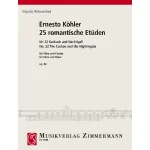 Image links to product page for 25 Romantic Etudes - No. 22, The Cuckoo and the Nightingale for Flute and Piano, Op. 66