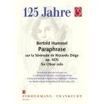 Image links to product page for Paraphrase sur la Serenade de R. Drigo for Oboe, Op. 107c