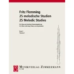 Image links to product page for 25 Melodic Studies for Oboe and Piano, Book 1