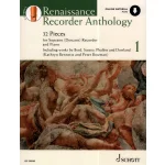 Image links to product page for Renaissance Recorder Anthology for Descant Recorder and Piano (includes Online Audio)
