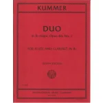 Image links to product page for Duo in Bb major for Flute and Clarinet, Op. 46 No. 1