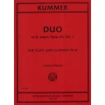 Image links to product page for Duo in Bb major for Flute and Clarinet, Op. 46 No. 1