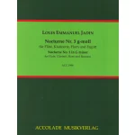Image links to product page for Nocturne No. 3 in G minor for Flute, Clarinet, Horn and Bassoon