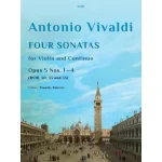 Image links to product page for Four Sonatas for Violin and Piano, Op. 5