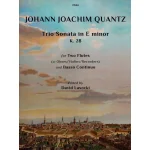 Image links to product page for Trio Sonata in E minor for Two Flutes and Basso Continuo, K28