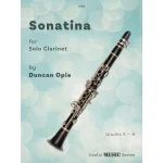 Image links to product page for Sonatina for Solo Clarinet