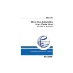 Image links to product page for Three Duo-Bagatelles from China West for Bb Clarinet and Alto Saxophone