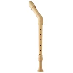 Image links to product page for Moeck 2450 Flauto Rondo Unstained Maple Keyless Knick Tenor Recorder