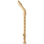 Image links to product page for Moeck 2440 Flauto Rondo Unstained Maple Knick Tenor Recorder with Double Keys