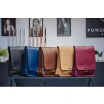 Image links to product page for Powell Vegan Leather Flute Backpack, Black