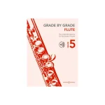 Image links to product page for Grade by Grade Flute, Grade 5 (includes Online Audio)