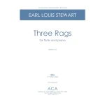 Image links to product page for Three Rags for Flute and Piano