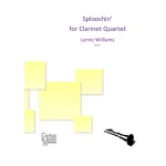 Image links to product page for Splooshin' for Mixed Clarinet Quartet