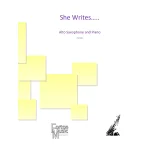 Image links to product page for She Writes..... for Alto Saxophone and Piano