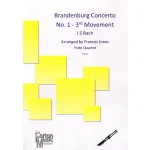 Image links to product page for Brandenburg Concerto No. 1, Movement 3 for Mixed Flute Quartet