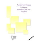 Image links to product page for Ave Verum Corpus for Mixed Flute Quartet