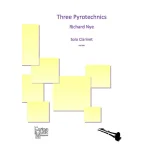 Image links to product page for Three Pyrotechnics for Clarinet