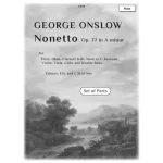 Image links to product page for Nonetto in A minor for Wind Quintet and String Quartet, Op. 77